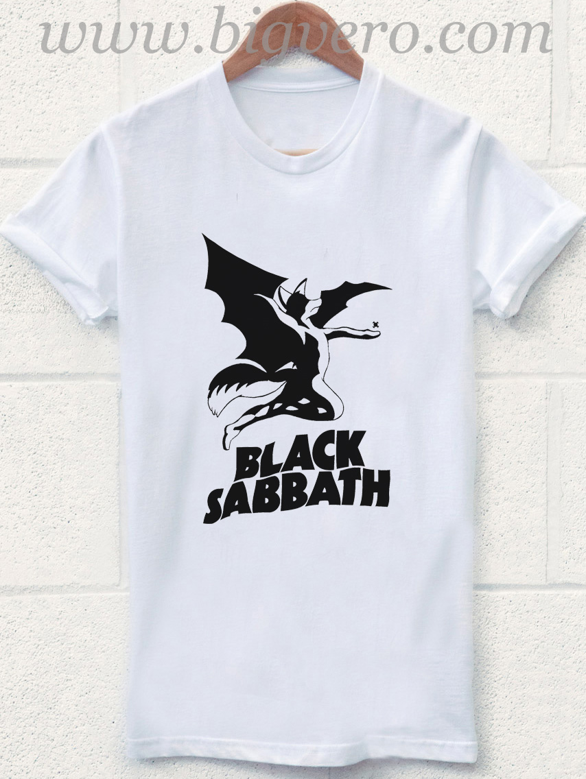 Black Big T Sabbath Design Shirt Store Vero Fashion - - Unique