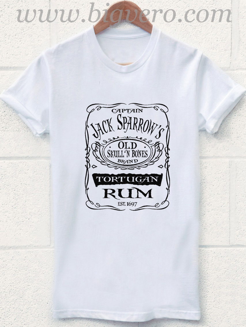 Pirates of the Caribbean Captain Jack Sparrow T Shirt - Unique Fashion  Store Design - Big Vero