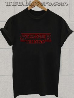 Stranger Things Logo Tshirt - Cool Tshirt Designs - Bigvero.com