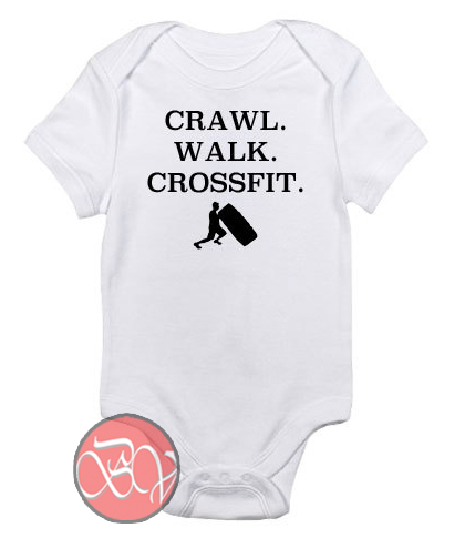 crossfit baby onesie