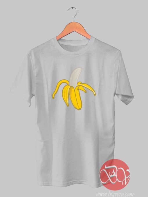 Peeled Banana Drawing Banana Cartoon T-shirt - Ideas - By Bigvero.com