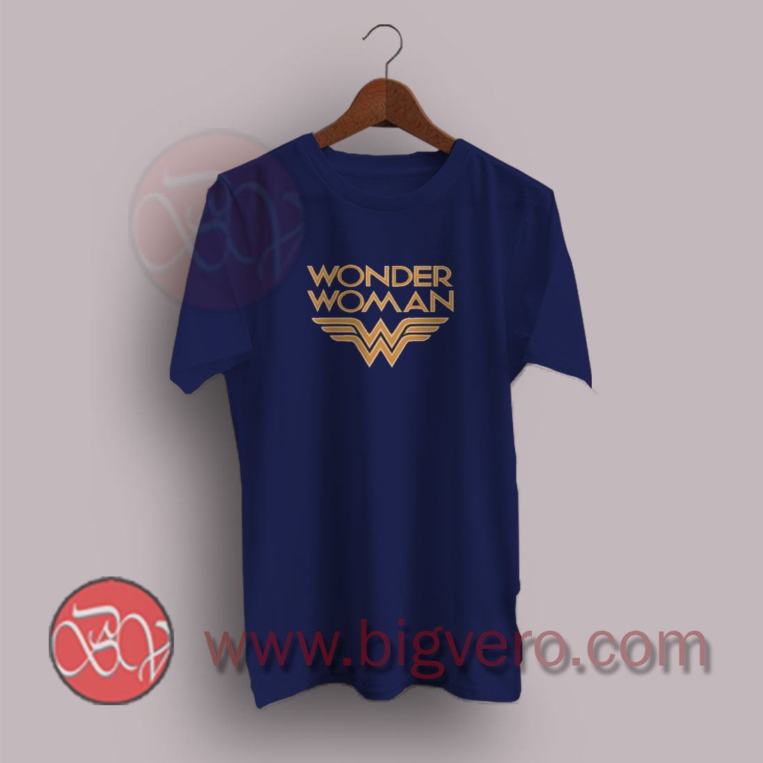 Check now! Wonder Blue T-Shirt by design Logo BigVero Woman