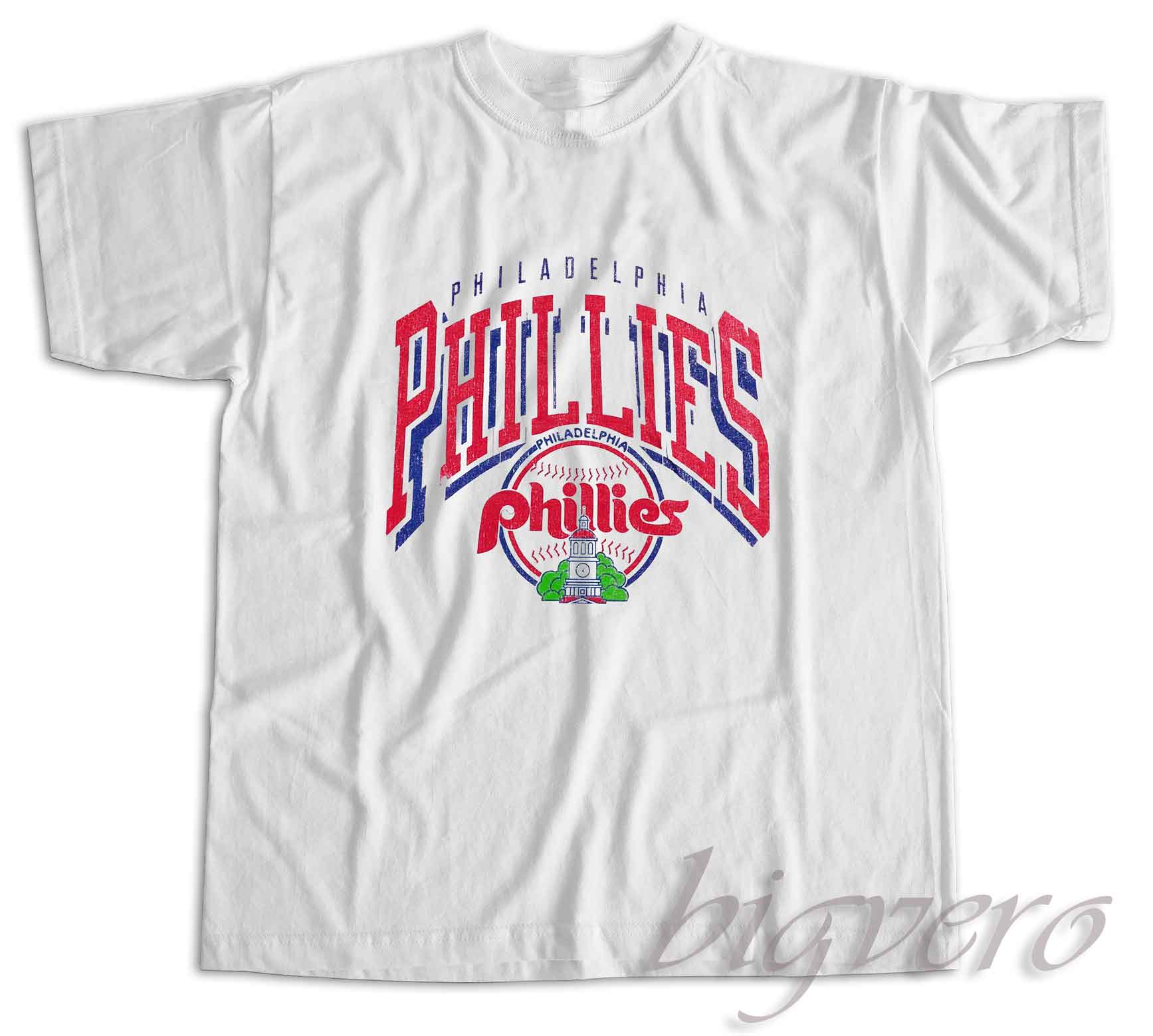 MLB PHILADELPHIA PHILLIES Vintage Retro Print Baseball 100% 